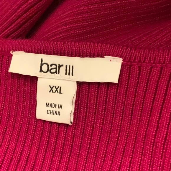 𝅺BARLLL pink sweater dress. Long sleeves with halter top Size XXL - Picture 4 of 5